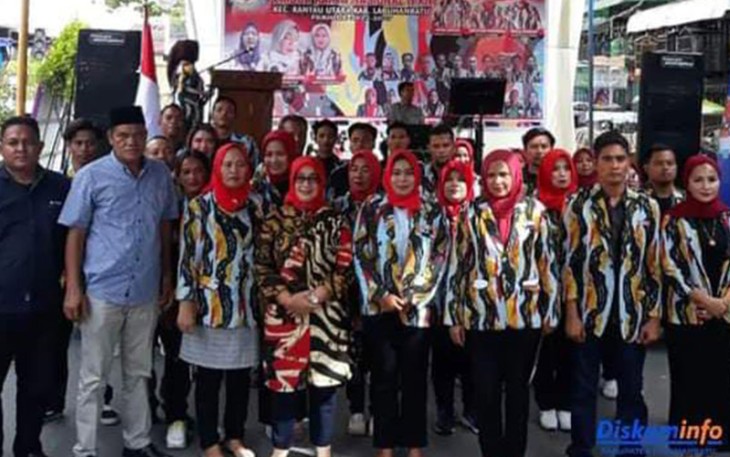 Wakil Bupati Labuhanbatu saat Hadiri Pelantikan PAC Pemuda Karya Nasional Rantau Utara 