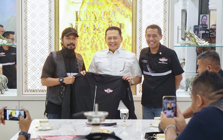Bamsoet saat menerima pengurus HTCI, di Jakarta, Kamis (22/9/22).