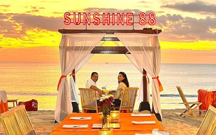 Bamsoet saat mengunjungi Restoran Sunshine 88 di kawasan Kedonganan, Jimbaran BaliBali, Sabtu (17/9/22).
