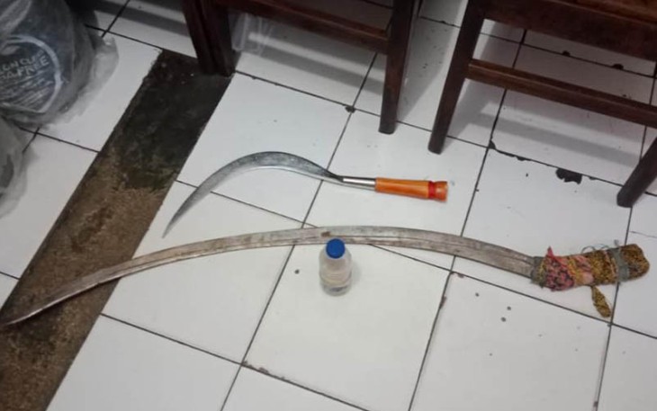 Barang Bukti saat diamankan