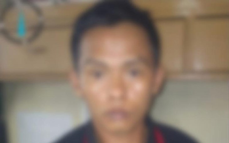 Tersangka saat diamankan