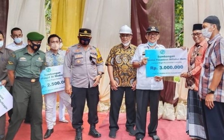 Groundbreaking Proyek PLTMH di Lemong