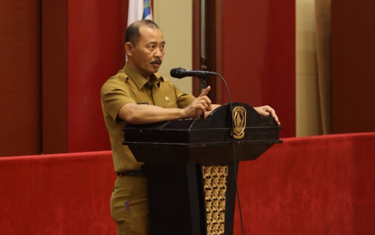 Sekdaprov Adi saat Buka FGD Penyusunan Manajemen Resiko Bagi OPD Pemprov Kepri 