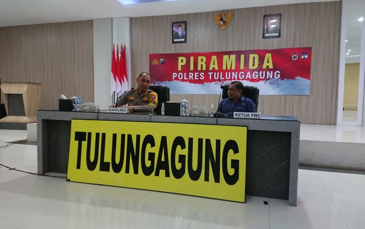 Polres Tulungagung saat Kembali Gelar Piramida
