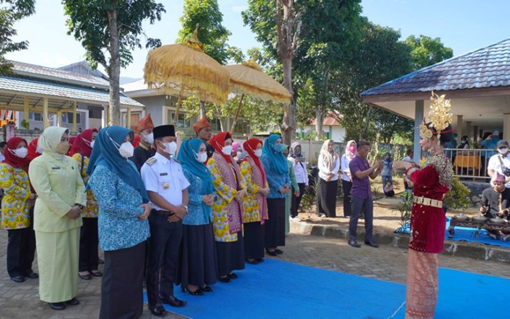 Penyambutan TP PKK Provinsi Bengkulu di Kabupaten Lebong