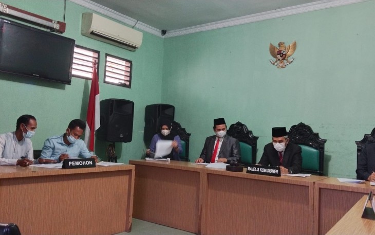 Sidang Kedua di Komisi Informasi Publik Provinsi Sumatera Utara, Senin (20/6/2022) kemarin.