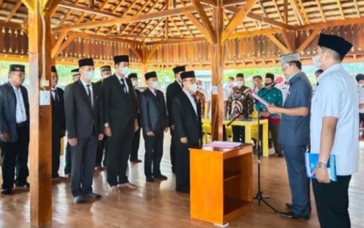 Prosesi pelantikan FKUB Pesibar Periode 2022-2024