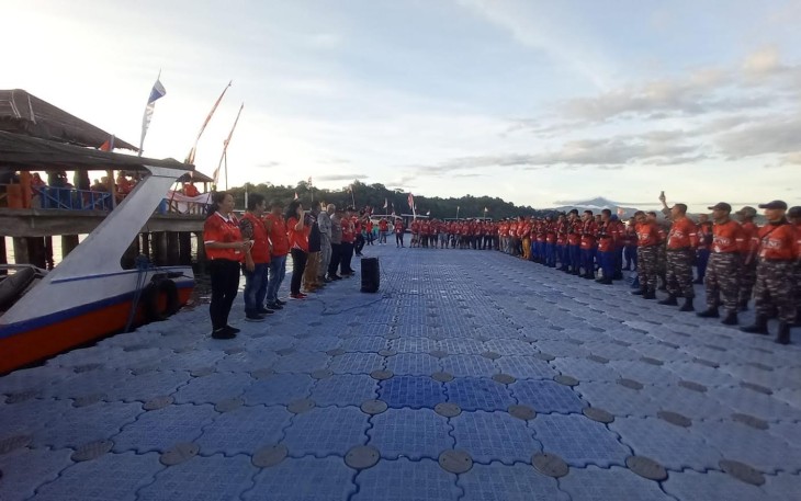 Unsur Patroli Bakamla Amankan Event Mancing LNSIFC 2022