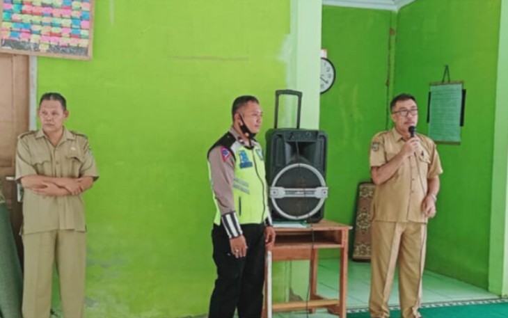 Satlantas Polres Seluma saat Gelar Sosialisasi Ops Zebra 2022 di SMAN 6