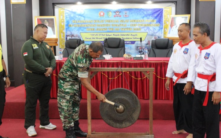 Kodim 1016/Plk Gelar Kejuaraan Dandim Cup Kolat Pencak Silat Merpati Putih se-Kalimantan 