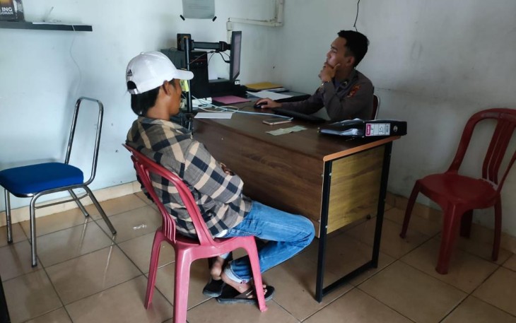 DS saat lapor ke polisi