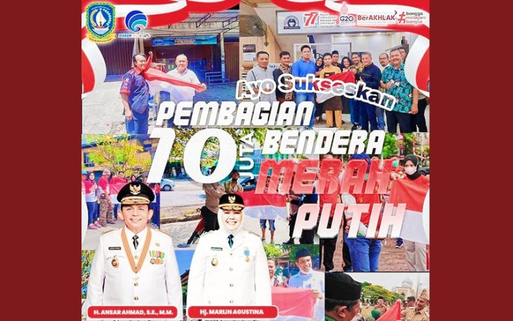 Gerakan Nasional Pembagian 10 Juta Bendera Merah Putih