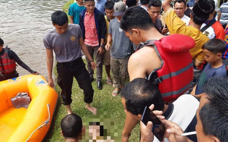 Korban pasca dievakuasi.