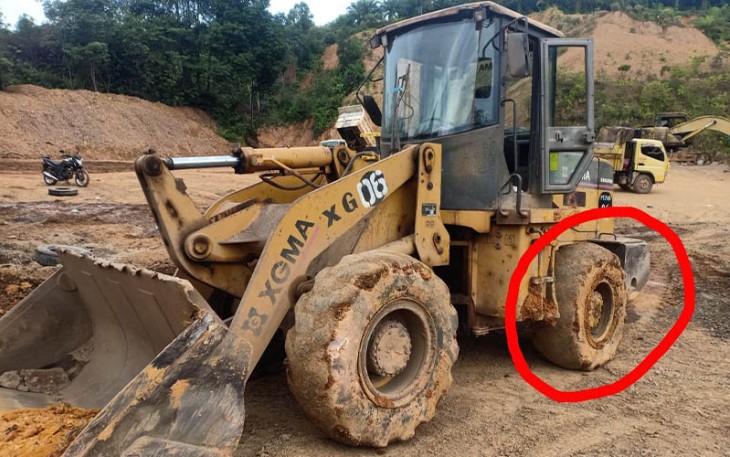 Loader diamankan polisi usai kejadian