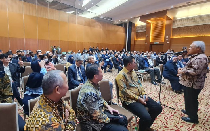 Forum Investasi Ibu Kota Negara (IKN) Nusantara yang diselenggarakan oleh Kementerian Perdagangan dan Industri Internasional (MITI) bersama Kedutaan Besar Republik Indonesia di Kuala Lumpur, Malaysia, Rabu (30/11/2022).