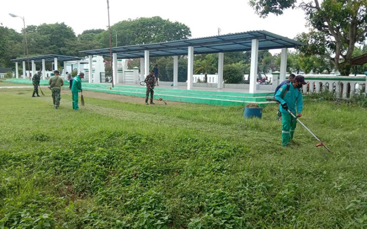 Korem 064/MY Karya Bakti saat di TMP