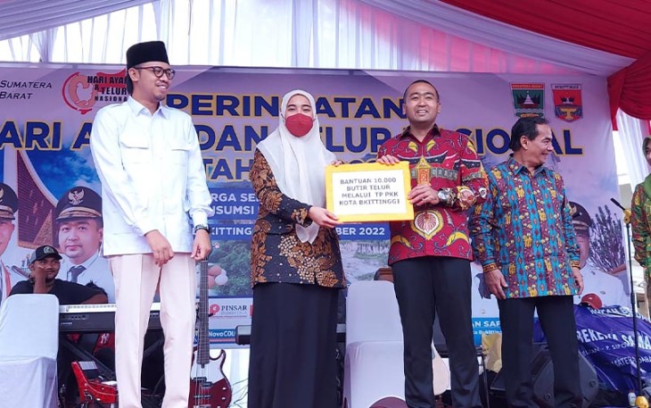 Peringatan HATN 2022 di awali dengan pembukaan pameran pembangunan di Pelataran Jam Gadang.