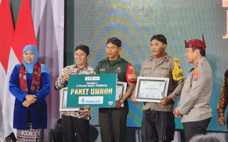 Tiga Pilar Desa Kendalbulur Raih Penghargaan Juara 1 Anugerah Patriot Jawi Wetan 2023