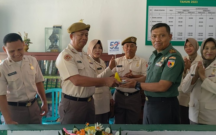  Kodim 0801/Pacitan Gelar Tasyakuran dan Potong Tumpeng