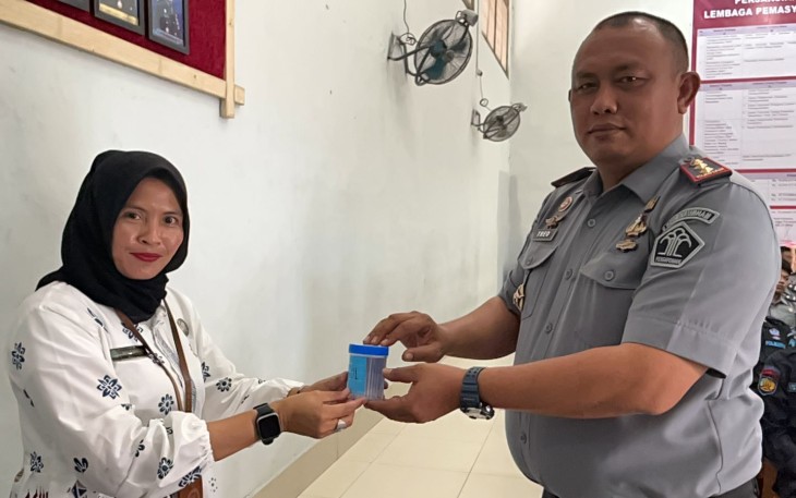 Lapas Binjai Kanwil Kumham Sumut Tes Urine Seluruh Petugas