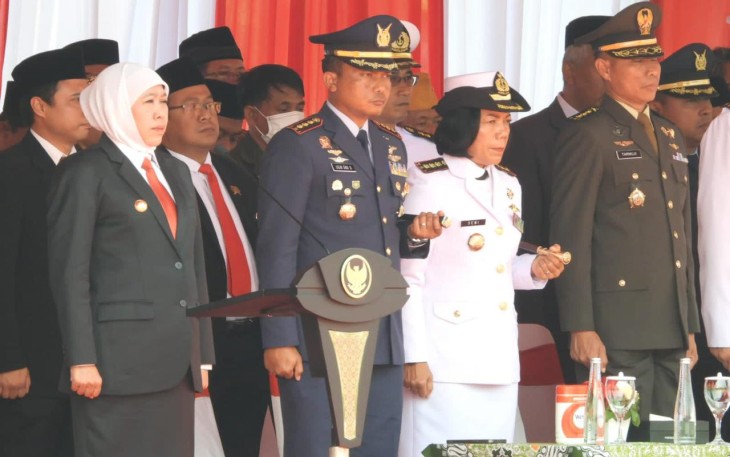 Danlanal Malang Hadiri Upacara Peringatan Hari Sumpah Pemuda Ke-95 Tahun
