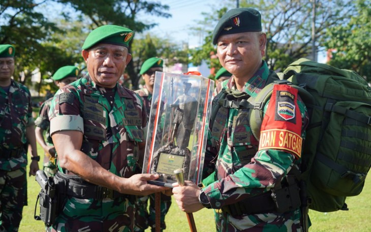 Pangdam Kasuari Apresiasi Yonif 136/TS Telah Rampungkan Tugas Pamtas Kewilayahan Dengan Baik