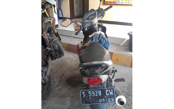 Barang Bukti Sepeda Motor