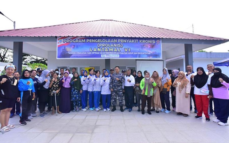 Lantamal VI Makassar Rutin Gelar Prolanis 