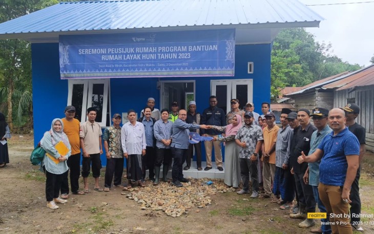 Medco E&P Malaka Rampungkan Pembangunan 31 Unit Rumah Layak Huni di Aceh Timur