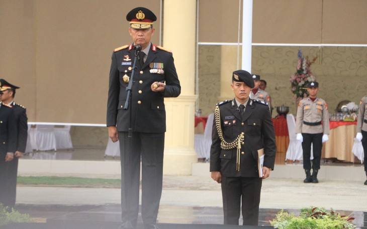 Polda Bengkulu Gelar Upacara Bendera Peringati Hari Pahlawan