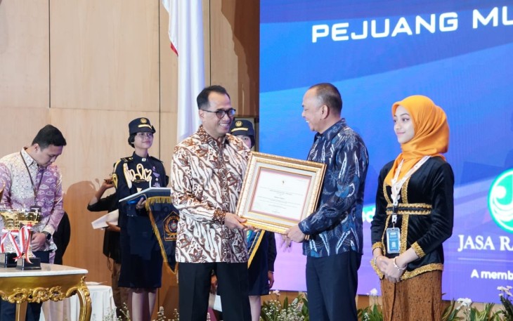Penganugerahan Insan Peduli Keselamatan Jalan Tahun 2023 yang diselenggarakan Ditjen Perhubungan Darat Kemenhub, Kamis (14/9).