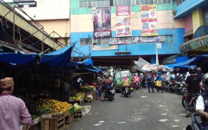 Suasana di Pasar Bogor, Kota Bogor (Sumber: tribunews.com/Lingga Arvian Nugroho) 