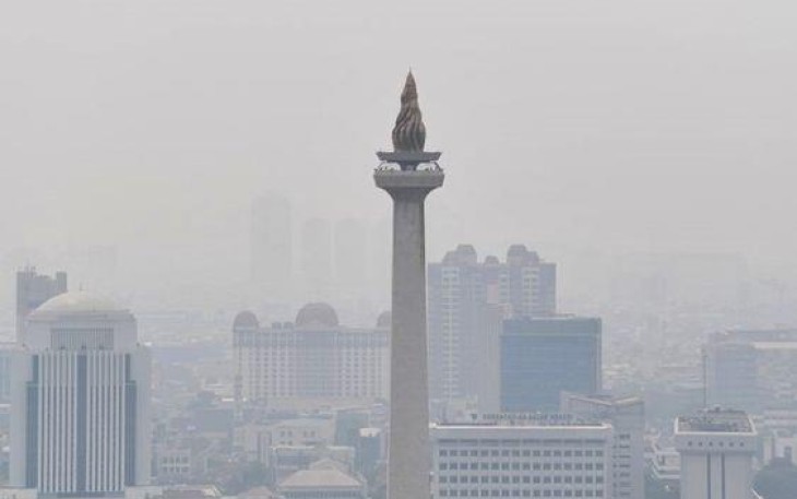 Kualitas udara di Jakarta (FOTO: Antara)