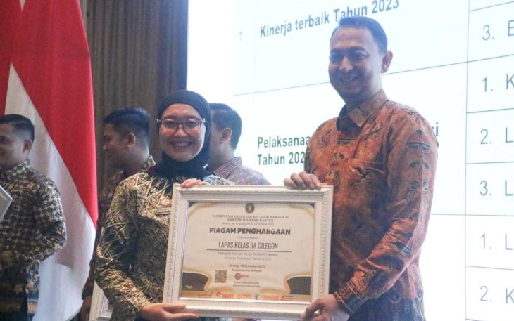  Prestasi Lapas Cilegon Raih Penghargaan Prestisius Sebagai Publikasi Terbaik di Wilayah Kanwil Banten 