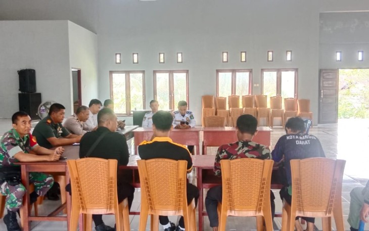 Danramil Koba Hadiri Rapat Pemantapan Dalam Rangka Pengamanan MTQ