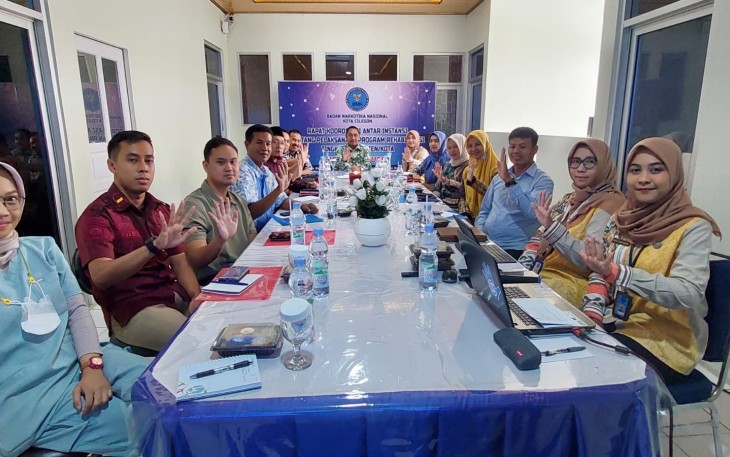Lapas Cilegon saat Hadiri Rapat Koordinasi Atar Instansi Tentang Pelaksanaan Program Rehabilitasi Tingkat Kabupaten/Kota