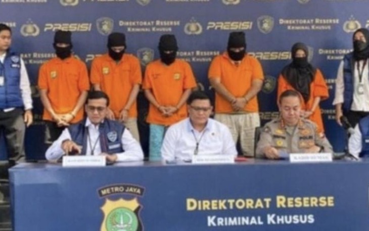 Konferensi pers Polda Metro Jaya 
