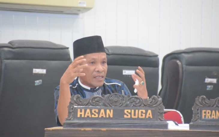 Ketua Fraksi Air DPRD Kota Bitung Hasan Suga