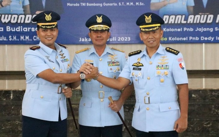 Pangkoopsud I Pimpin Sertijab Danlanud RSA Natuna 