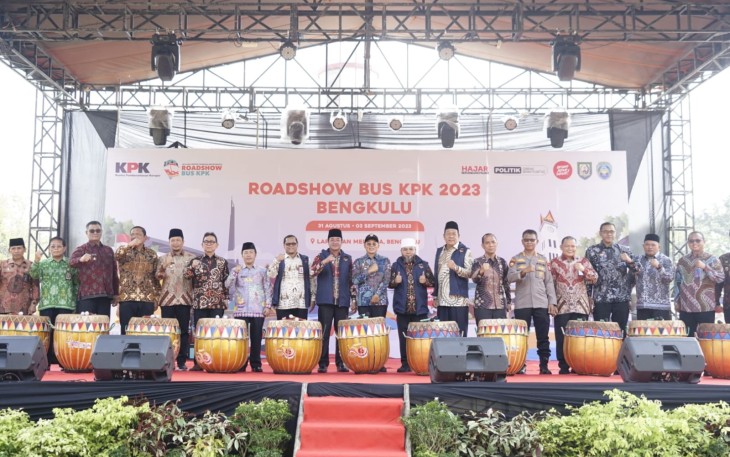 Pembukaan Roadshow Bus KPK 2023 Jelajah Negeri Bangun Anti Korupsi