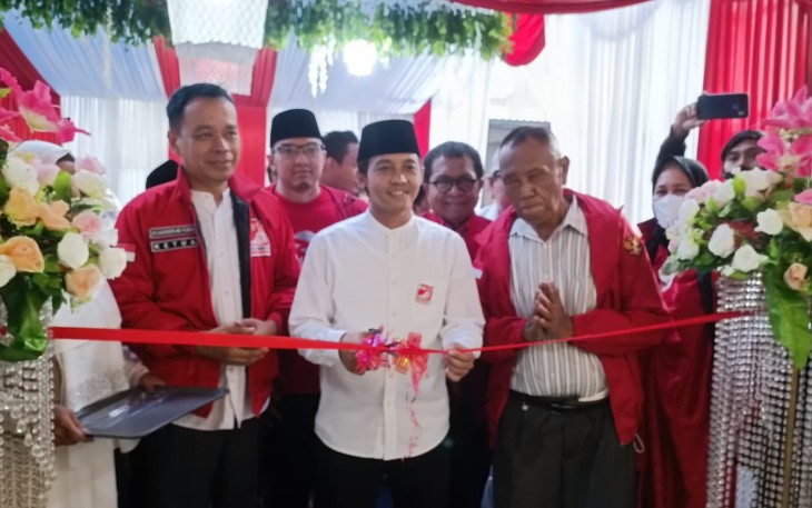 Peresmian kantor Dewan Pertimbangan Nasional yang berlokasi di Soepomo Office Park, Jakarta Selatan, Jumat (7/4/2023).
