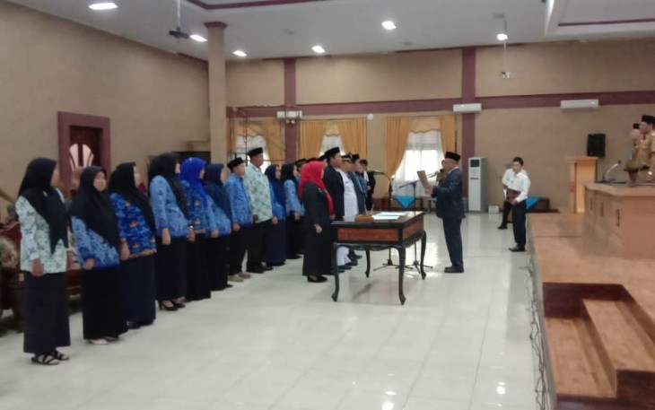 Pemkot Bengkulu Mutasi 6 Pejabat Eselon III dan 18 Pejabat Eselon IV