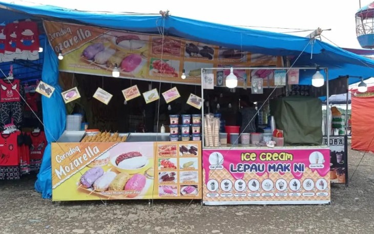 Puluhan Stand UMKM Ramaikan Festival Kuliner di Kota Merah Putih