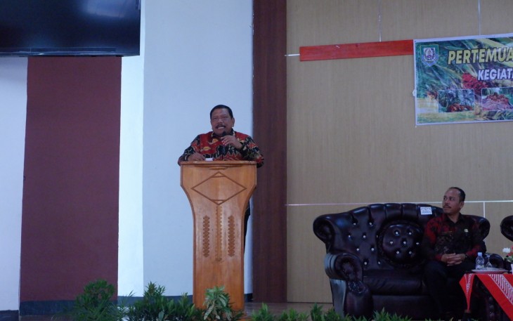 Bupati Mian Buka Sosialisasi Surat Tanda Daftar Budidaya Perkebunan 