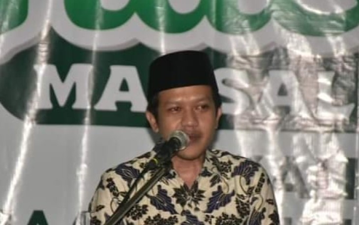 Wakil Bupati Trenggalek, Syah Muhamad Natanegara, saat menghadiri bimbingan manasik haji, di Hall Majapahit Hotel Hayam Wuruk Kabupaten Trenggalek