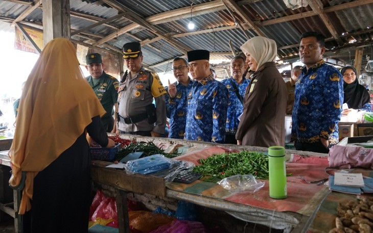 Bupati Asahan Sidak Pasar Dan Pantau Harga Sembako 