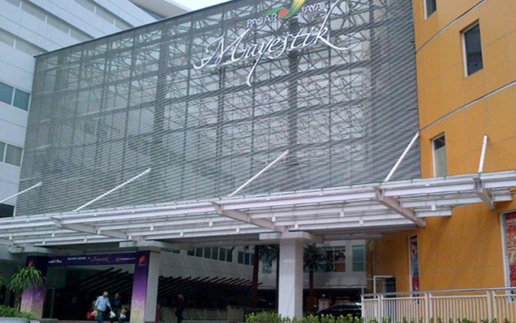 Arah depan Pasar Mayestik (Sumber: SINDOnews) 