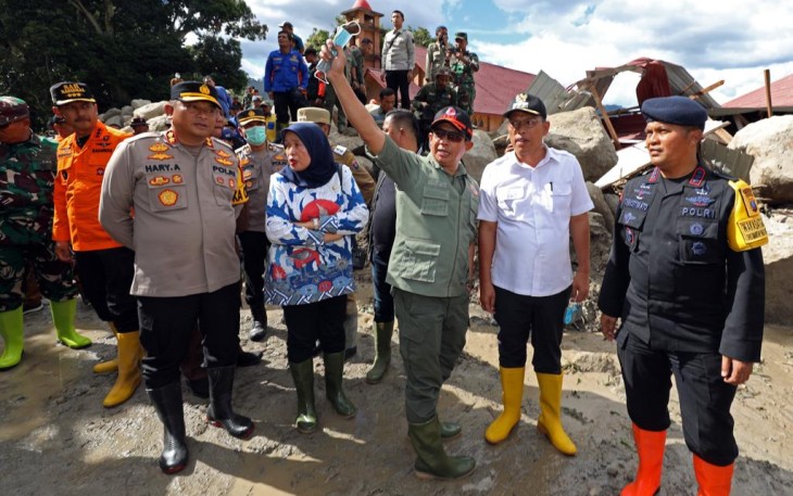 Kepala BNPB Tinjau Lokasi Banjir Bandang Humbang Hasundutan