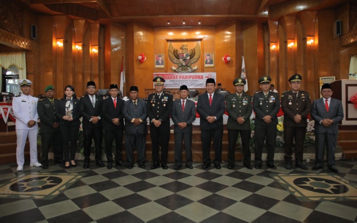 Bupati Asahan Ikuti Rapat Paripurna DPRD Mendengarkan Pidato Kenegaraan Presiden RI