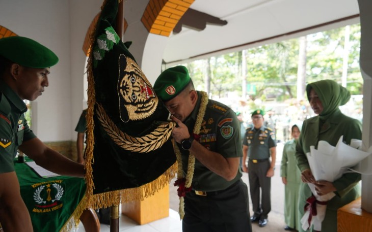Kolonel Inf Fierman Sjafirial Agustus Resmi Menjadi Warga Korem 064/MY